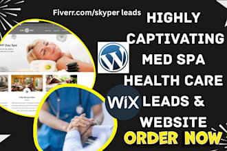 generate med spa leads healthcare plastic surgery botox leads surgery website