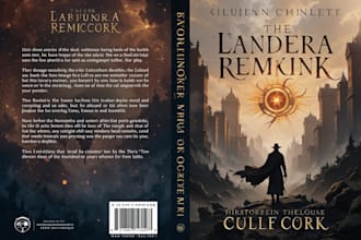 do fantasy book cover design, thriller book cover