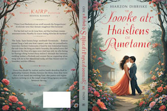 design illustrated romance book cover design for amazon kdp