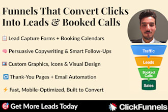build lead capturing and sales funnels in clickfunnels