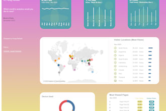 create a professional tableau dashboard