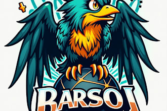 design high quality esport bird mascot logo with my fastest delivery