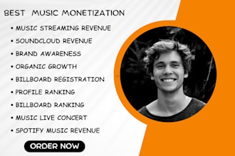 monetize soundcloud music spotify music through streaming revenue or merchandize