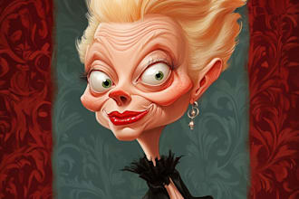 draw cartoon avatar, cartoon character, caricature, logo