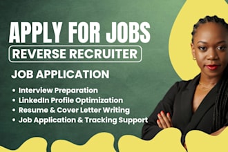 search and apply reverse recruit  job application find USA jobs