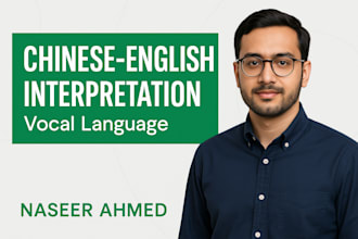 do professional vocal translation in chinese english urdu and pashto