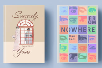 design an interesting and abstract book cover design for you