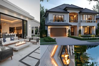 design landscape, backyard, front yard, patio, garden and swimming pool