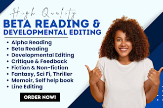 beta read manuscript critique fiction novel evaluate storyline book copy editing