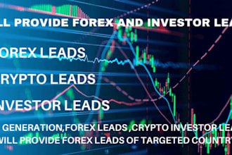 deliver fresh hot forex crypto investors leads binance coinbase leads