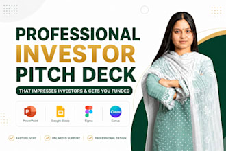 design powerpoint presentation, investor pitch deck, business slides