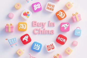 china sourcing agent  buy from 1688 taobao pdd and factories
