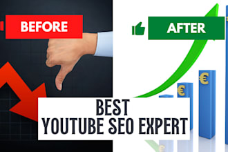 do youtube video SEO expert optimization for top ranking and growth manage