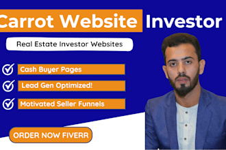 create carrot real estate investor website high conversion