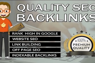 build high quality SEO backlinks ranking to your website