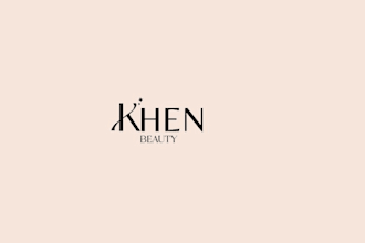 do unique minimalist business beauty logo design with copyright