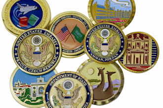 design military coin badge crypto challenge coin navycoin 3d printing token logo