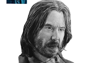 draw a photo to realistic drawing
