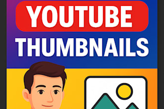 design professional and eye catching youtube thumbnails