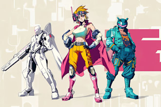 create star wars and sci fi illustration