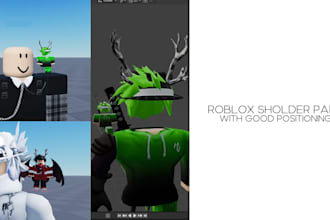 make your roblox character into a sholder pal ugc