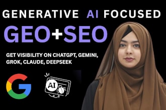 do generative ai focused SEO and GEO for top rankings in search and ai tools