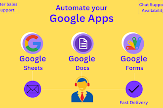 automate google sheets, forms, gmail, drive, and calendar using apps script