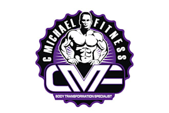 design modern fitness personal training logo