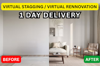 do virtual staging, virtual renovation, virtual furniture