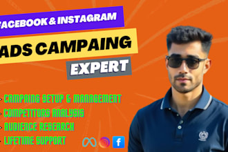 setup manage facebook instagram ads manage  fb  marketing