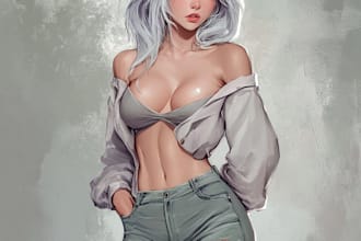 draw comic in manga or anime style based on your script