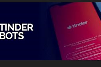 build tinder automation bot, dating bot, tinder clone app, swipe bot, dating ap