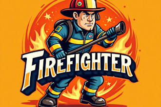 design high quality firefighter logo with unlimited revision