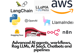 build advanced ai agents, workflows, rag llms, chatbots with ai frameworks