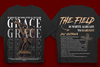 do custom graphic t shirt design for your merch