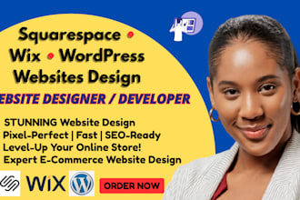 squarespace website design square wix online store website development wordpress