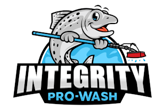design a professional cleaning pressure washing logo