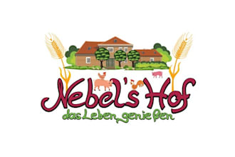 design high definition healthy foods themed logo
