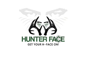 design superior traditional hunter face logo