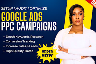 setup, manage and optimize google ads adwords, PPC campaigns