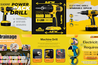 design unique infographic product listing images for amazon, etsy, shopify