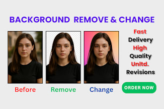 remove background from image and custom change
