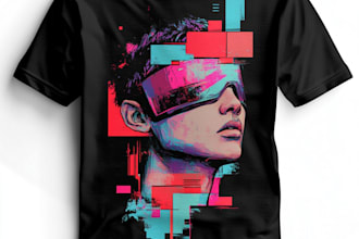 do trendy t shirt design or streetwear clothing