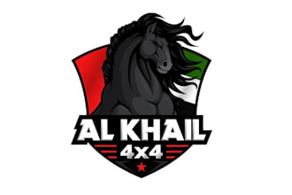 design desert mods badass horse logo