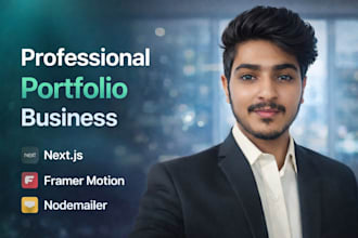 develop personal portfolio website and business website