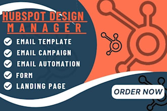 do hubspot email campaign template, landing page, automation, CRM integration