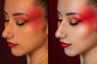 do professional photo editing and high end retouching in photoshop