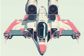 create scifi vehicle design and spaceship concept art