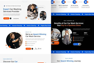 car detailing website, car wash website, auto detailing website, car dealership