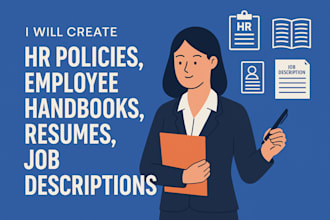 write HR policies, handbooks, and resumes for your business